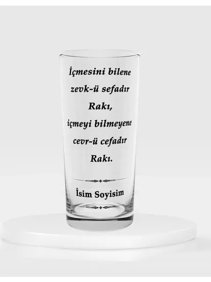 Tekli Rakı Kadehi