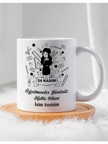 Öğretmenler Gününe Özel Kupa Bardak