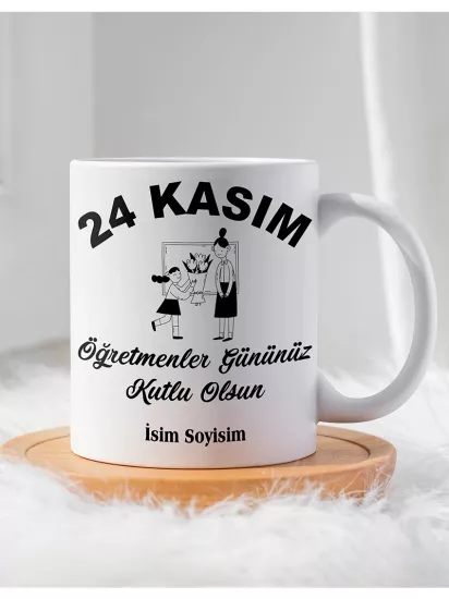 Öğretmenler Gününe Özel Kupa Bardak