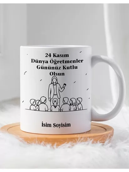 Öğretmenler Gününe Özel Kupa Bardak