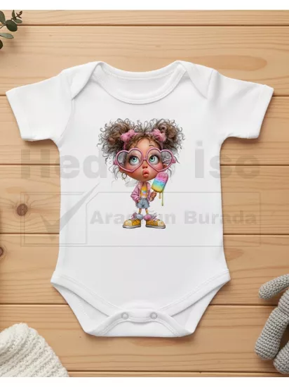 Görsel Desenli Zıbın