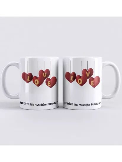 Sevgililer Gününe Özel Hediyelik Kupa Bardak