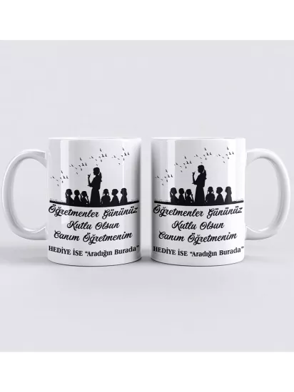 Öğretmenler Gününe Özel Kupa Bardak