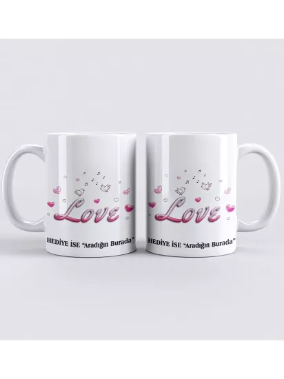 Sevgililer Gününe Özel Hediyelik Kupa Bardak