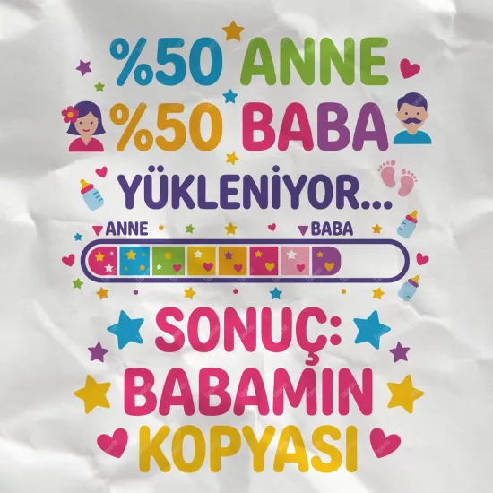 %50 Anne %50 Baba Yükleniyor Sonuç Babamın Kopyası