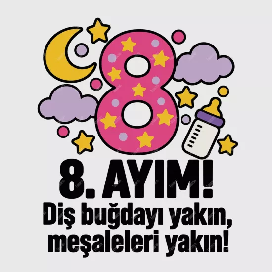 8. Aylık - Diş Buğdayı Yakın Meşaleleri Yakın