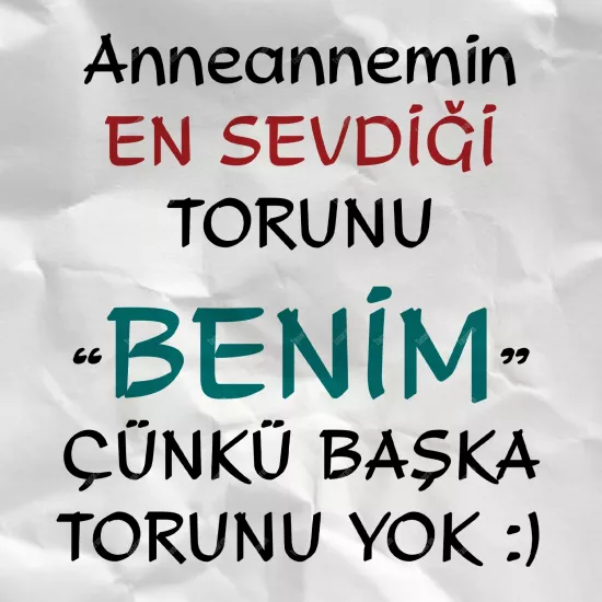 Anneannemin En Sevdiği Torunu Benim Çünkü ...