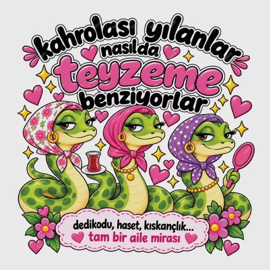 Kahrolası Yılanlar Nasılda Teyzeme Benziyorlar