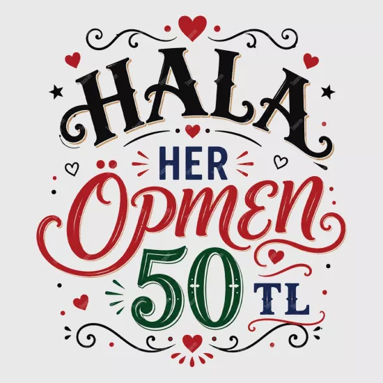 Hala Her Öpmen 50 TL