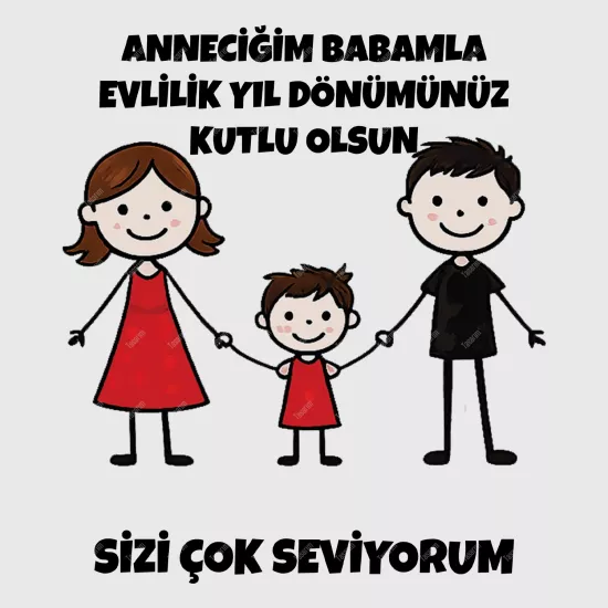 Anneciğim Babamla Evlilik Yıl Dönümünüz Kutlu Olsun Sizleri Çok Seviyorum