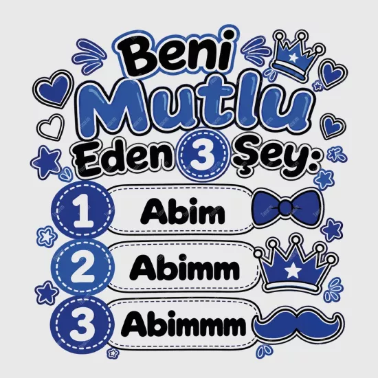 Beni Mutlu Eden 3 Şey Abim