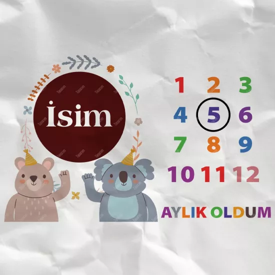 5 Aylık Oldum