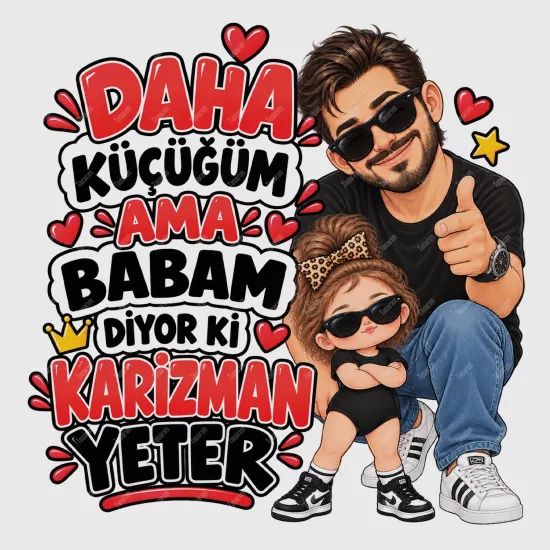 Daha Küçüğüm Ama Babam Diyor Ki Karizman Yeter