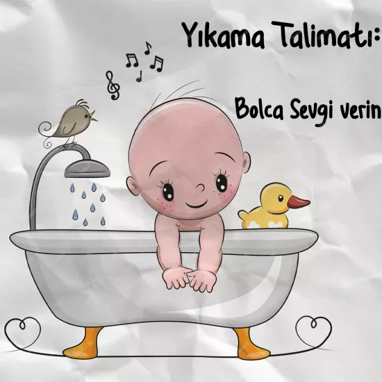 Yıkama Talimatı Bolca Sevgi Verin