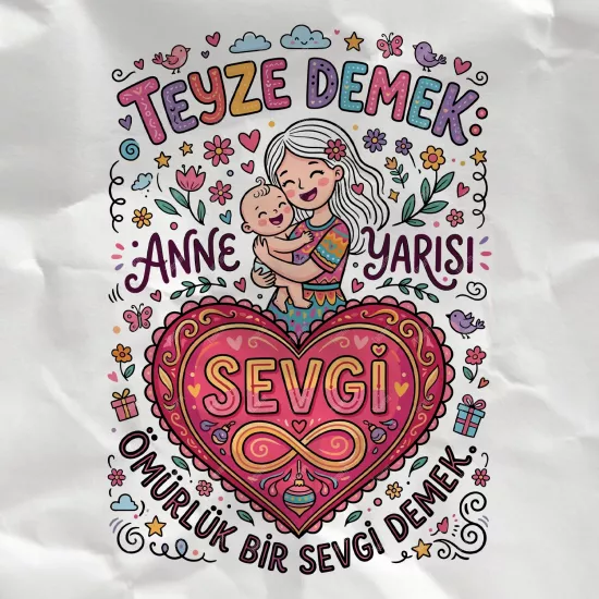 Teyze Demek Anne Yarısı Ömürlük Bir Sevgi Demek 