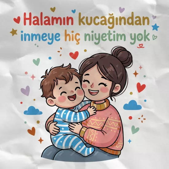Halamın Kucağından İnmeye Hiç Niyetim Yok