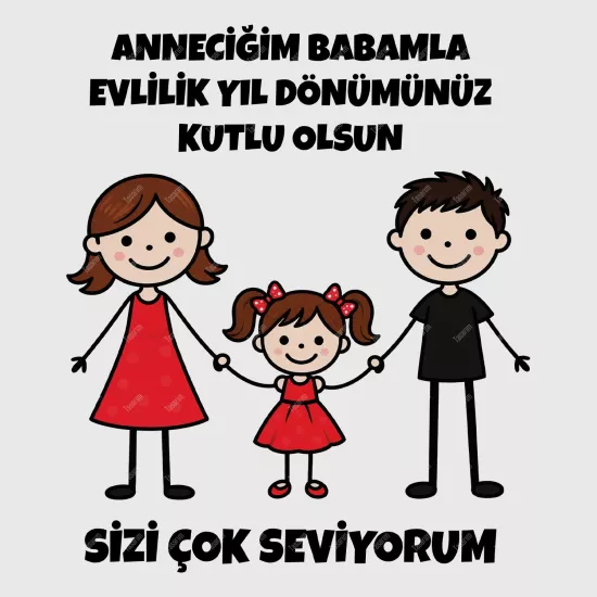 Anneciğim Babamla Evlilik Yıl Dönümünüz Kutlu Olsun Sizleri Çok Seviyorum