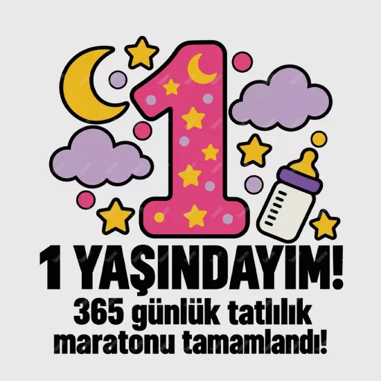 1 Yaşındayım - 365 Günlük Tatlılık Maratonu Tamamlandı