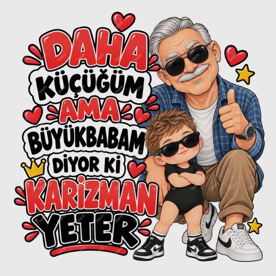Daha Küçüğüm Ama Büyükbabam Diyor Ki Karizman Yeter
