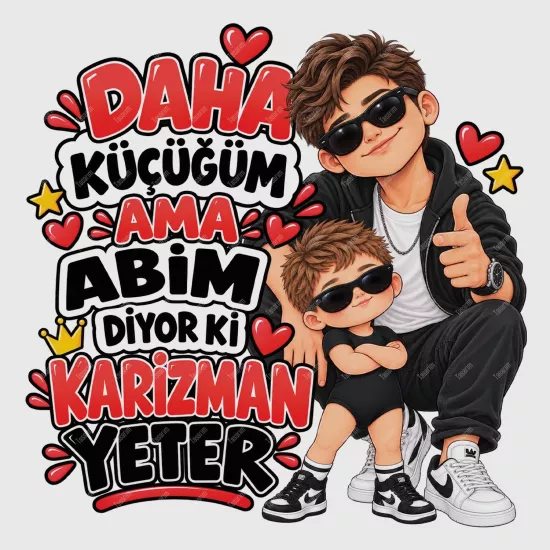 Daha Küçüğüm Ama Abim Diyor Ki Karizman Yeter