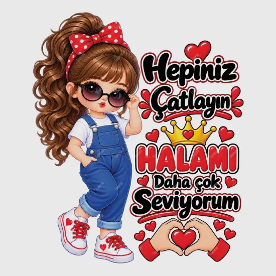Hepiniz Çatlayın Halamı Daha Çok Seviyorum