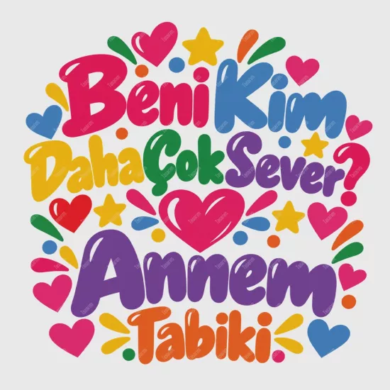 Beni Kim Daha Çok Sever Annem Tabiki