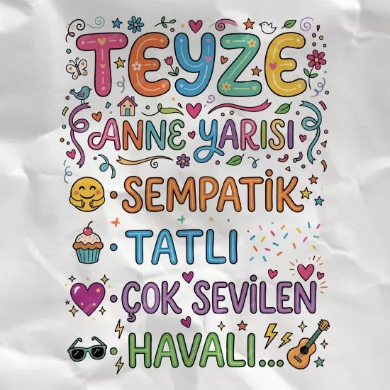 Teyze Anne Yarısı Sempatik Tatlı Çok Sevilen Havalı