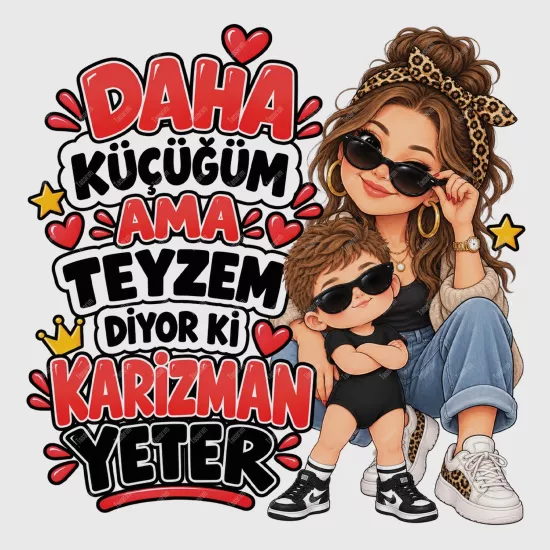 Daha Küçüğüm Ama Teyzem Diyor Ki Karizman Yeter