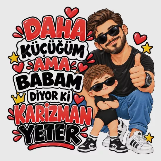 Daha Küçüğüm Ama Babam Diyor Ki Karizman Yeter