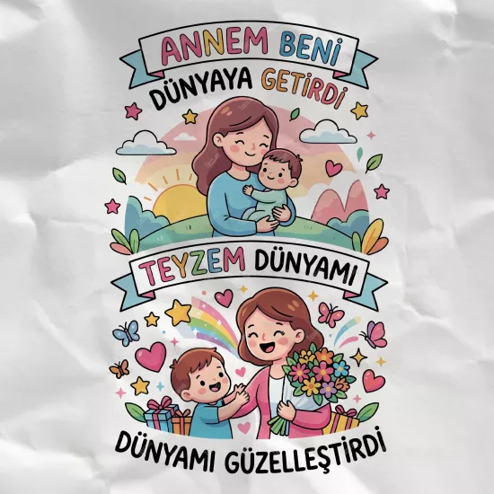 Annem Beni Dünyaya Getirdi Teyzem Dünyamı Güzelleştirdi