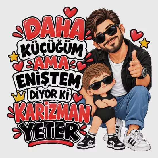 Daha Küçüğüm Ama Eniştem Diyor Ki Karizman Yeter