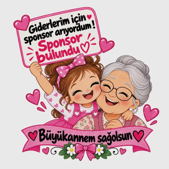 Giderlerim İçin Sponsor Arıyordum Sponsor Bulundu Büyükannem Sağolsun
