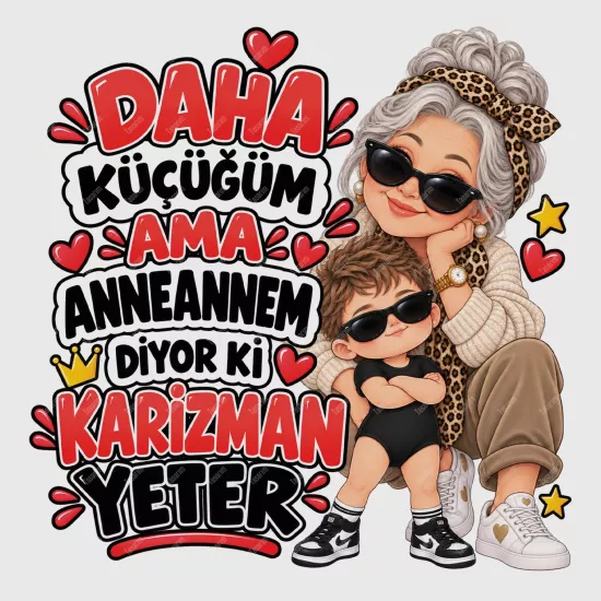Daha Küçüğüm Ama Anneannem Diyor Ki Karizman Yeter