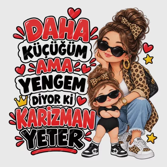 Daha Küçüğüm Ama Yengem Diyor Ki Karizman Yeter