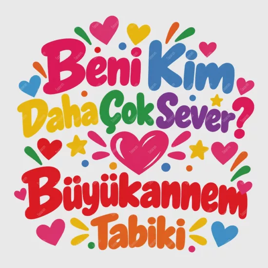 Beni Kim Daha Çok Sever Büyükannem Tabiki