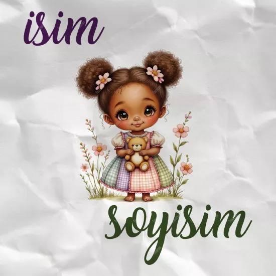 Küçük Kız Görseli ile İsim Soyisim