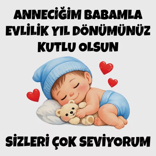 Anneciğim Babamla Evlilik Yıl Dönümünüz Kutlu Olsun Sizleri Çok Seviyorum