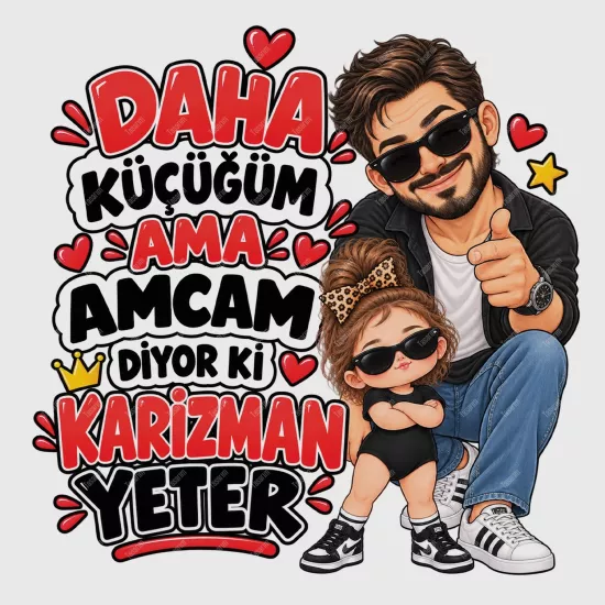 Daha Küçüğüm Ama Amcam Diyor Ki Karizman Yeter