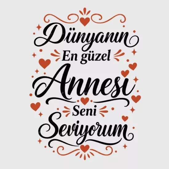 Dünyanın En Güzel Annesi Seni Seviyorum