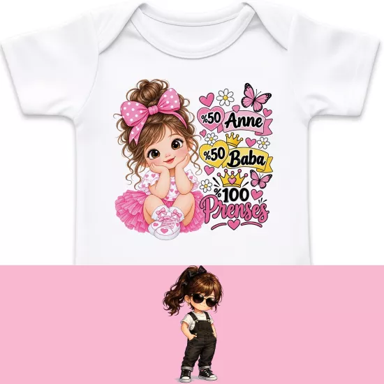 %50 Anne %50 Baba %100 Prenses