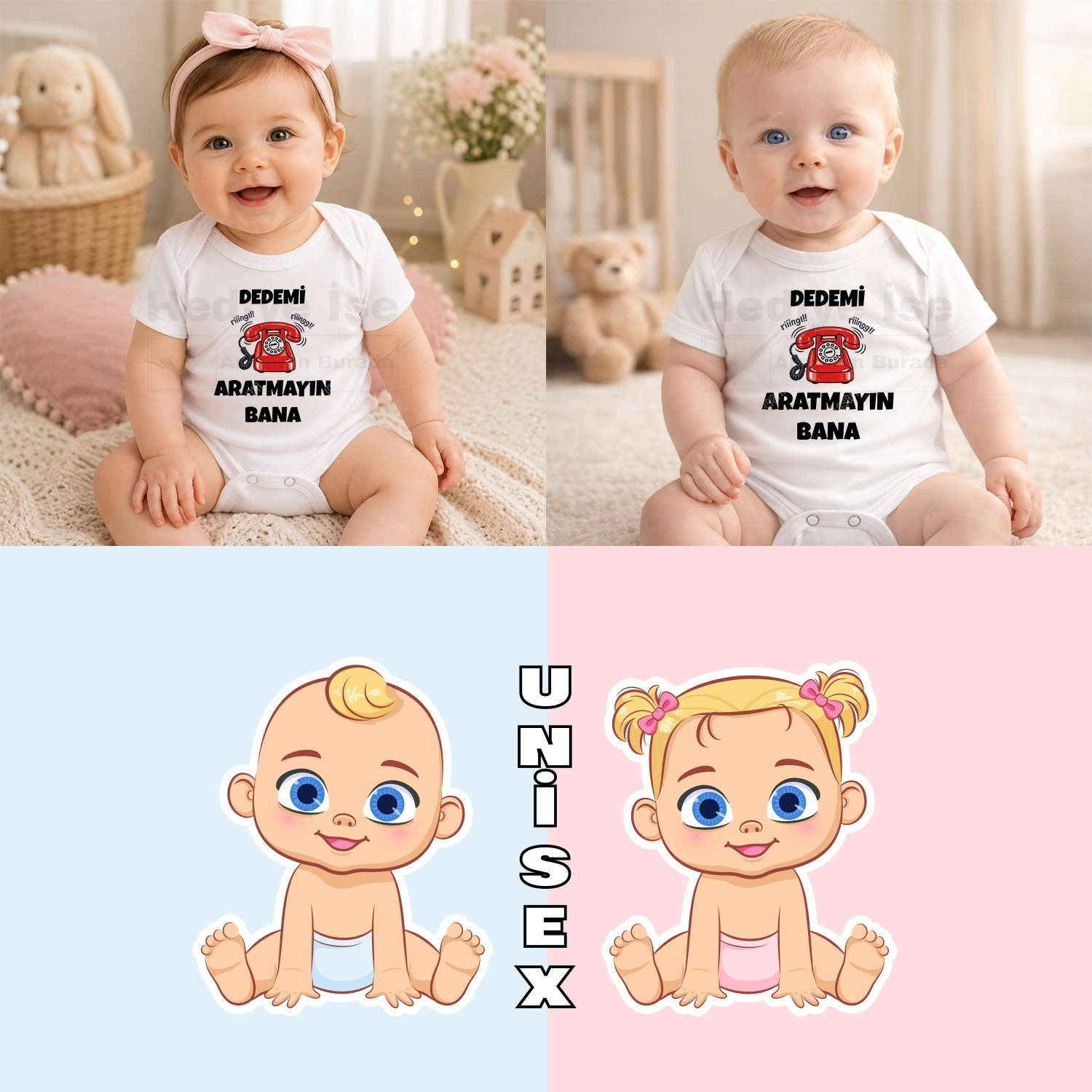 Dedemi Aratmayın Bana - Bebek Body Zıbın
