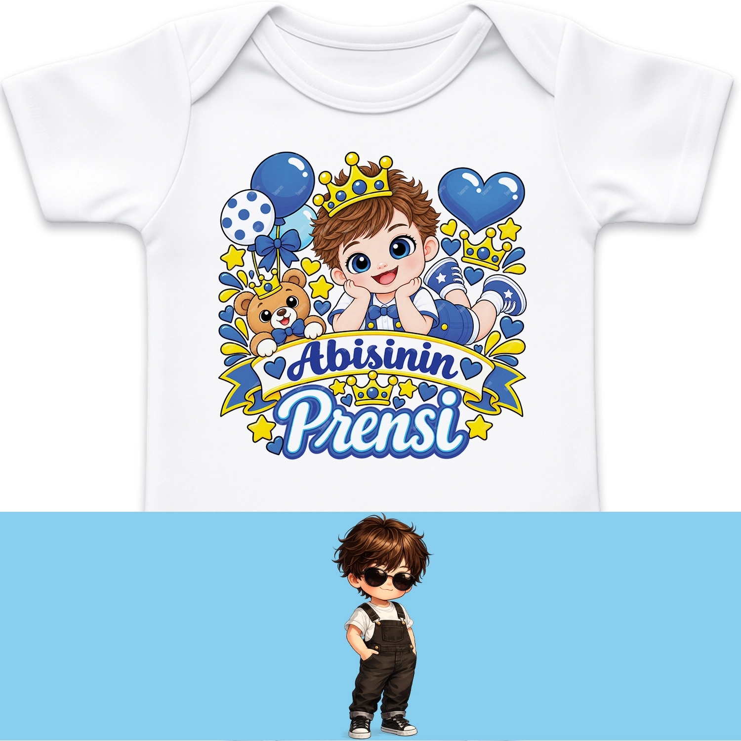 Abisinin Prensi - Bebek Body Zıbın