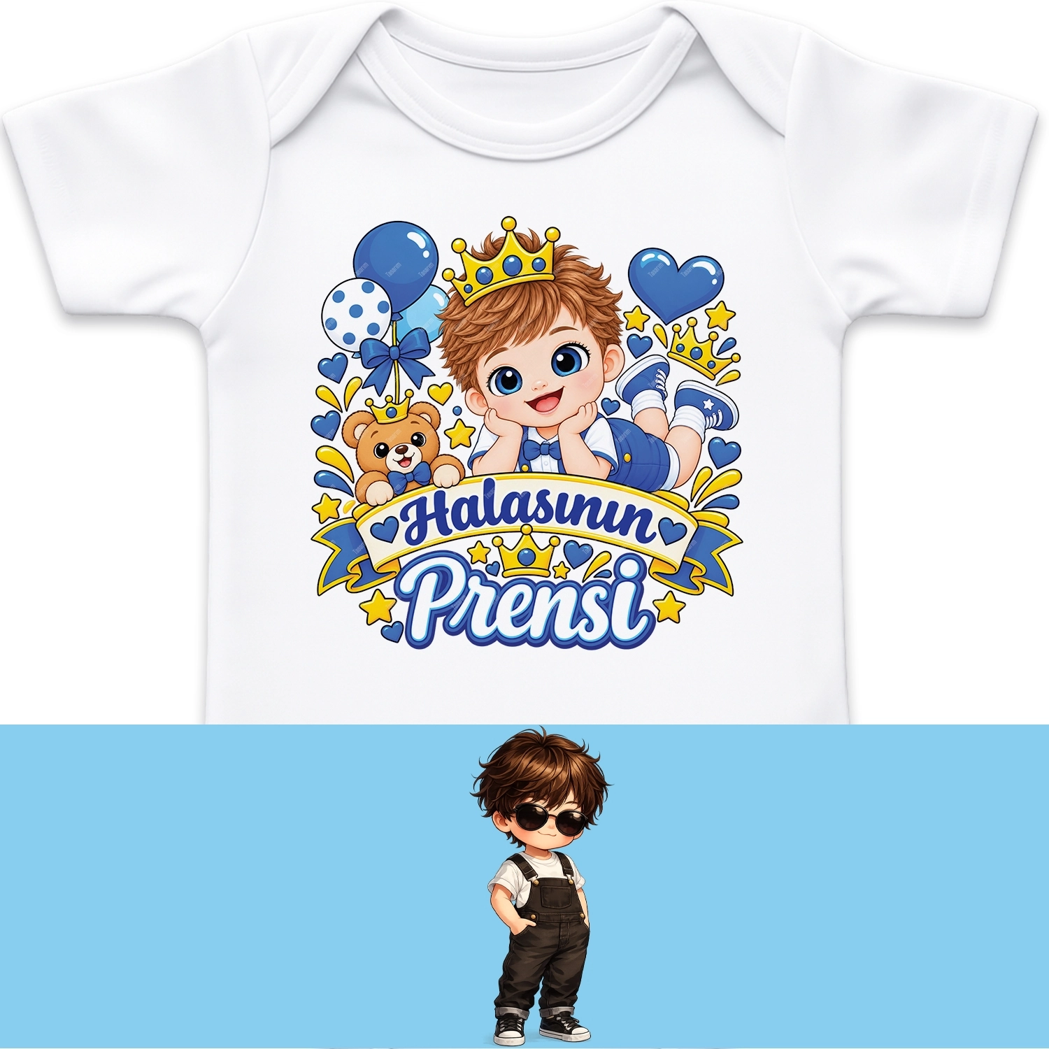 Halasının Prensi - Bebek Body Zıbın