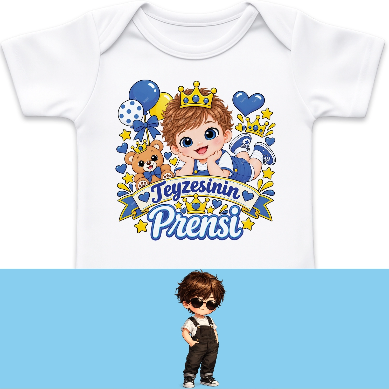 Teyzesinin Prensi - Bebek Body Zıbın