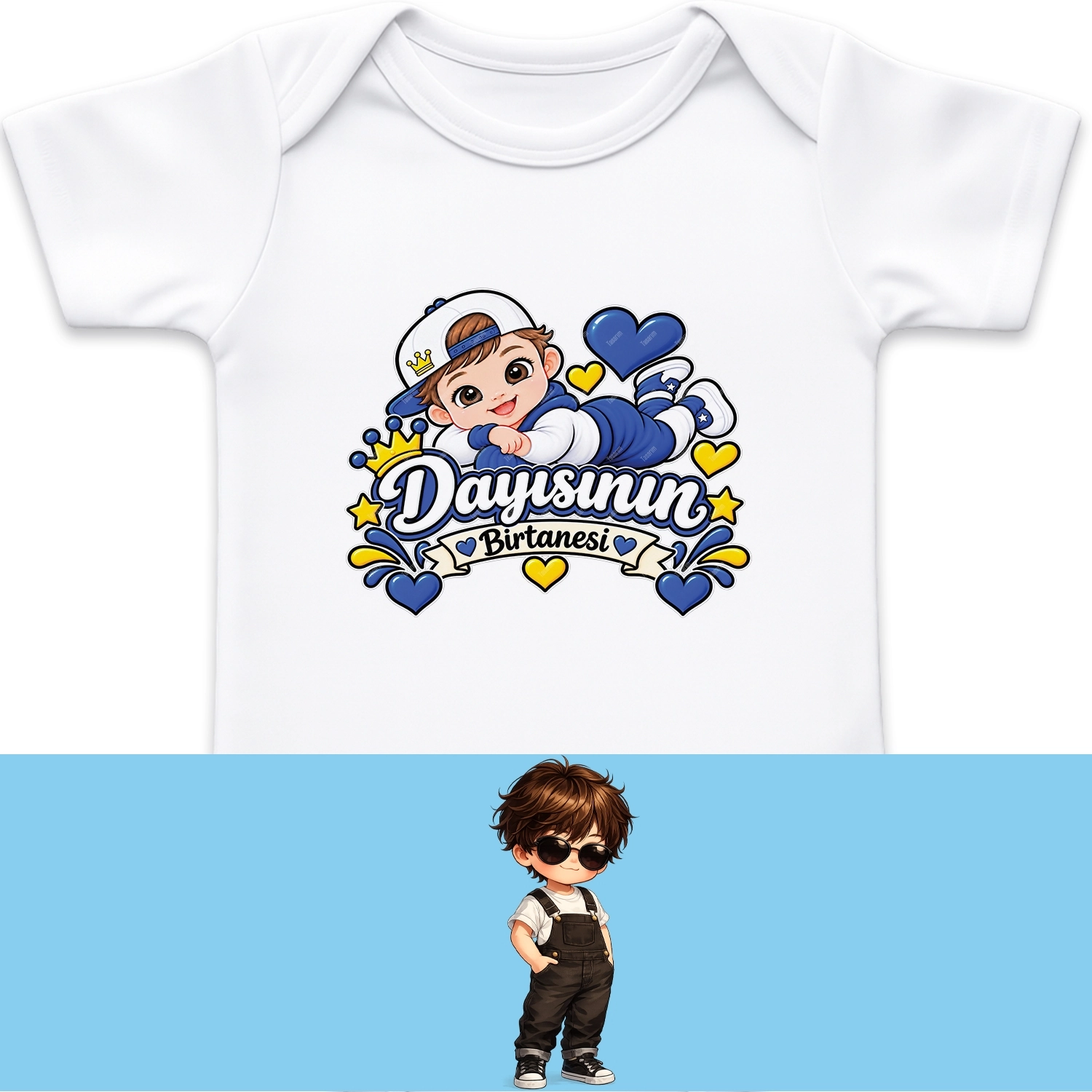 Dayısının Bir Tanesi - Bebek Body Zıbın