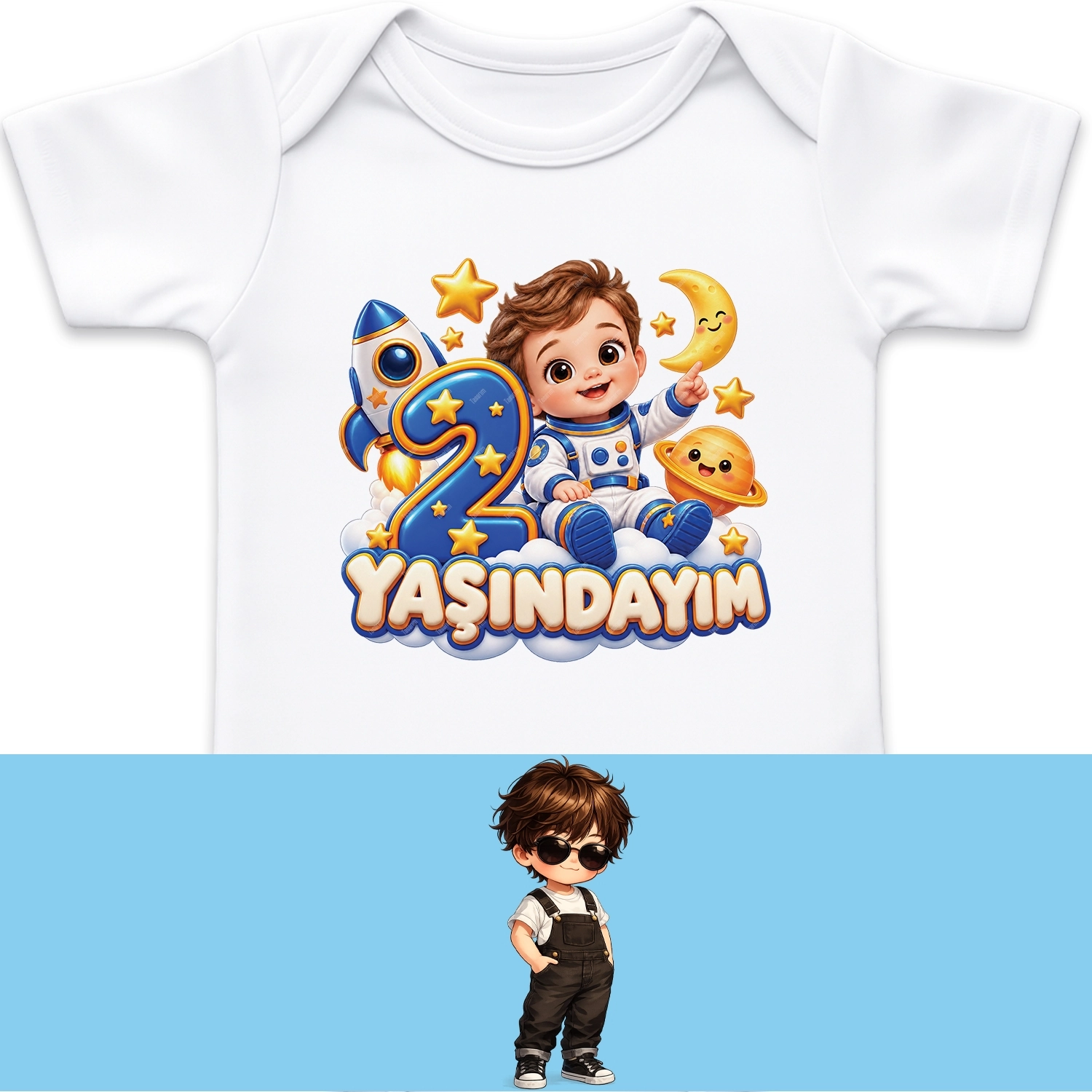 2 Yaşındayım - Bebek Body Zıbın