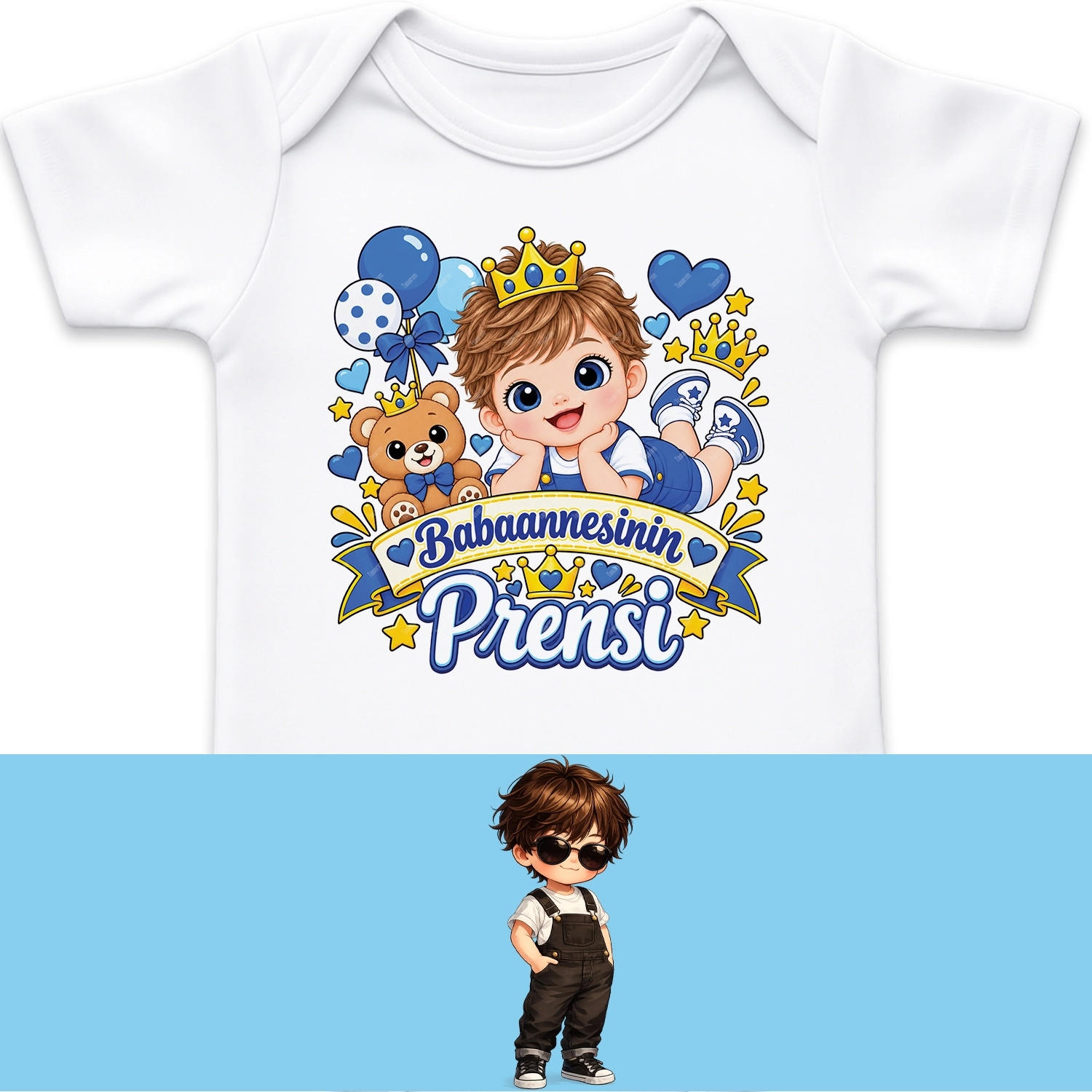 Babaannesinin Prensi - Bebek Body Zıbın