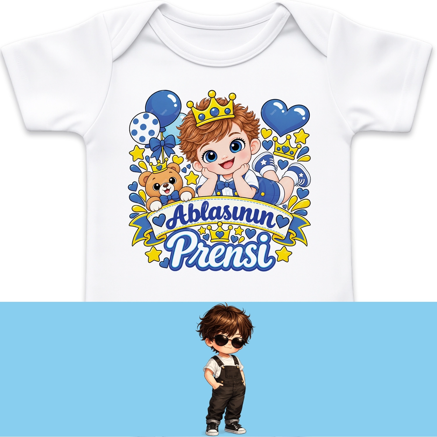 Ablasının Prensi - Bebek Body Zıbın