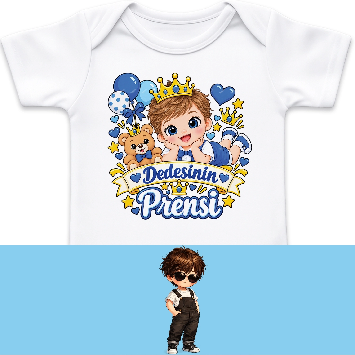 Dedesinin Prensi - Bebek Body Zıbın
