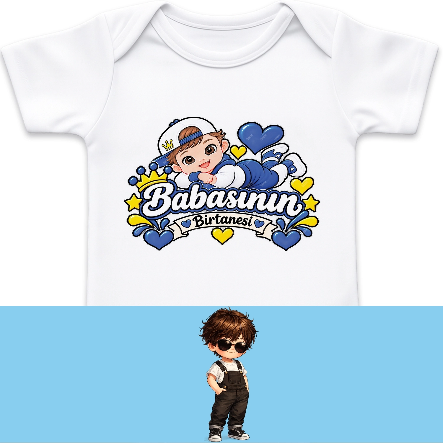 Babasının Bir Tanesi - Bebek Body Zıbın